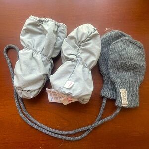 Baby Mittens Reima Happy Knitball merino wool waterproof